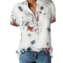 Elegant printed cotton shirt
