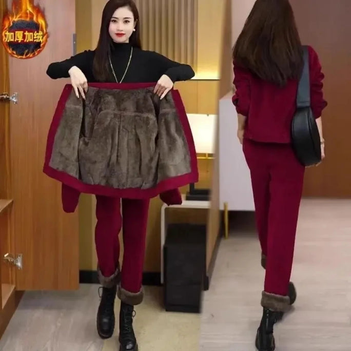 Corduroy Two-Piece Set