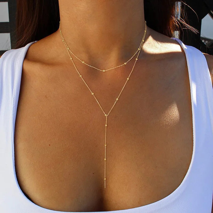 Trendy Long Tassel Necklace