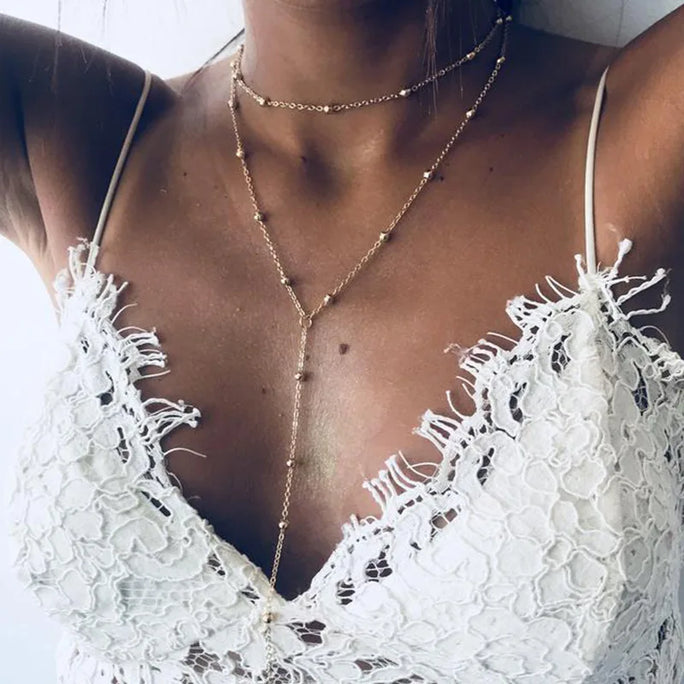 Trendy Long Tassel Necklace