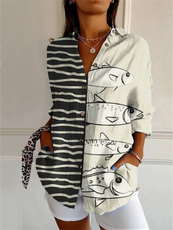 Elegant Printed Blouse