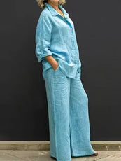 Linen Vintage Two-Piece Set